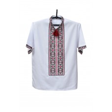 Embroidered shirt "Stars Maroon"